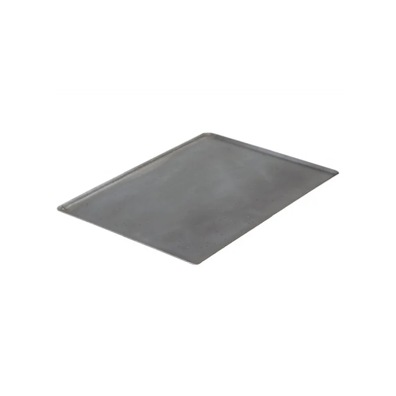 Plaque cuisson tôle acier 40 x 30 cm 