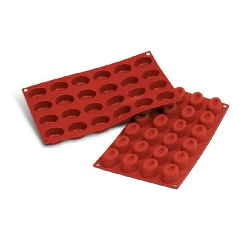 Moule silicone mini savarins ovales