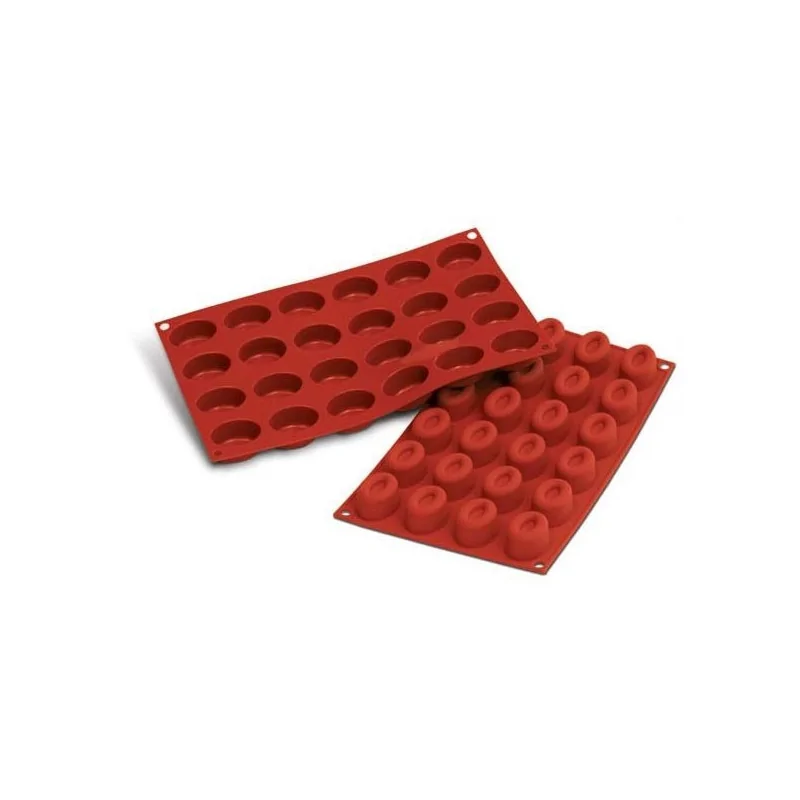 Moule silicone mini savarins ovales