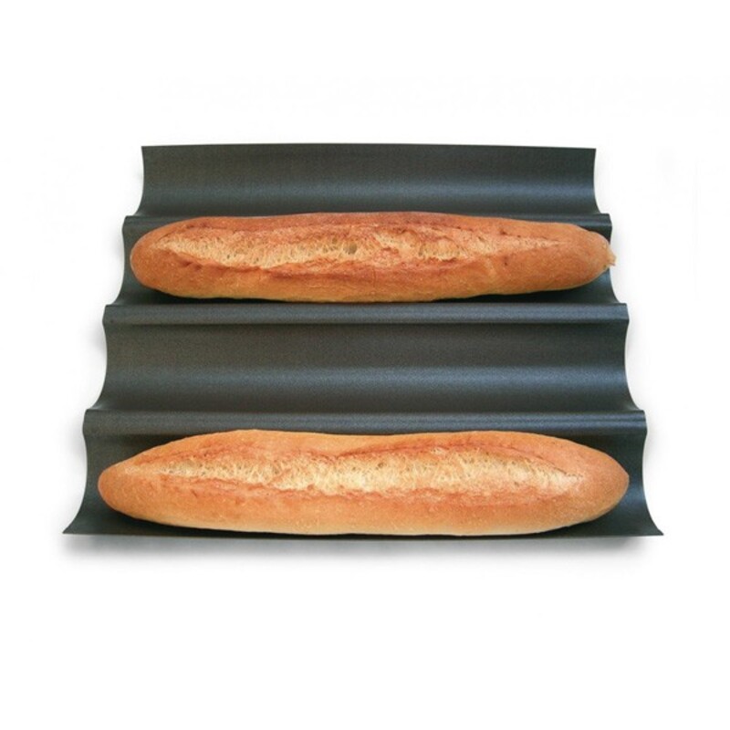 Moule Baguette Inox - Plaque a Pain Professionnelle