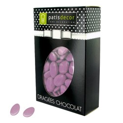 Dragées chocolat lilas Patisdécor 500 g