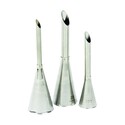 Douilles à garnir inox 3 tailles assorties Douilles à garnir inox 3 tailles assorties