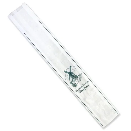 Sac à baguette kraft blanchi (x1000)