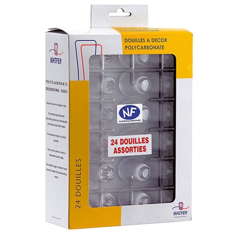 Douilles à décor "choix du pâtissier" (x12)