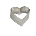 Nonnette coeur inox 65 x 30 mm