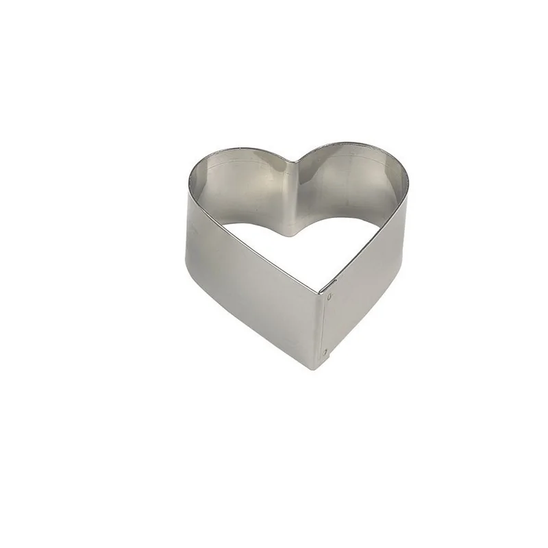 Nonnette coeur inox 65 x 30 mm
