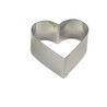 Nonnette coeur inox 65 x 30 mm