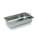 Bac gastronorme inox poignées escamotables GN 1/2 Bac gastronorme inox poignées escamotables GN 1/2