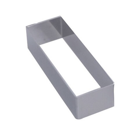 Rectangle inox ht 1,7 cm