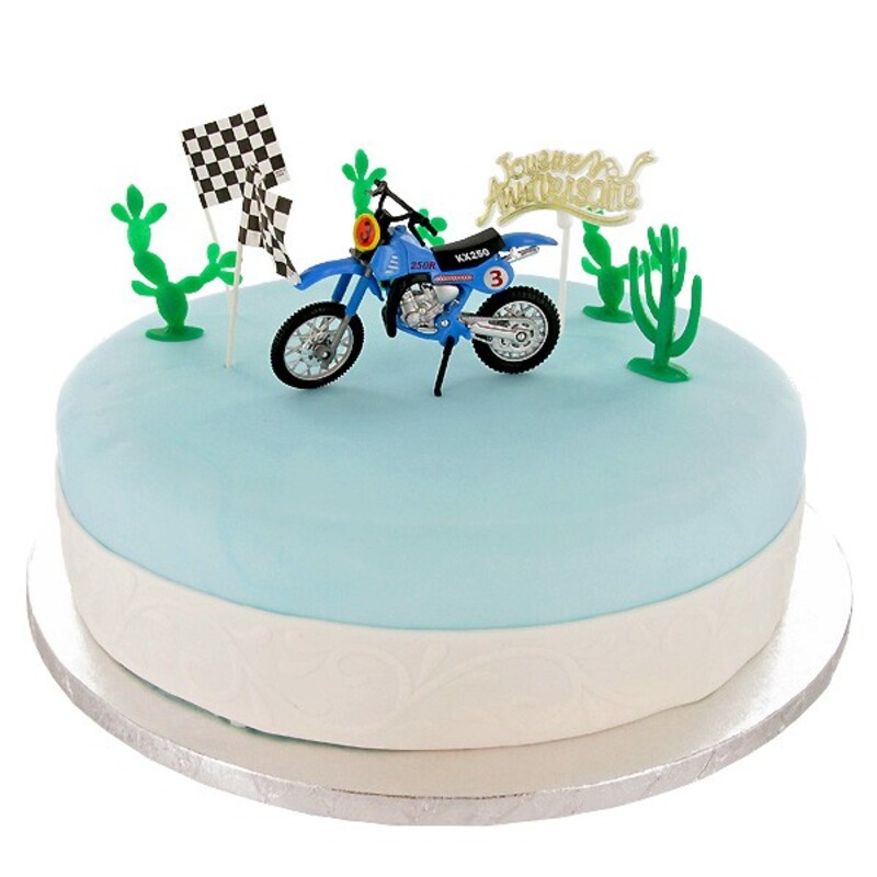 Kit Decor Gateau Moto Cerf Dellier Kit Decor Gateau Moto Cerf Dellier