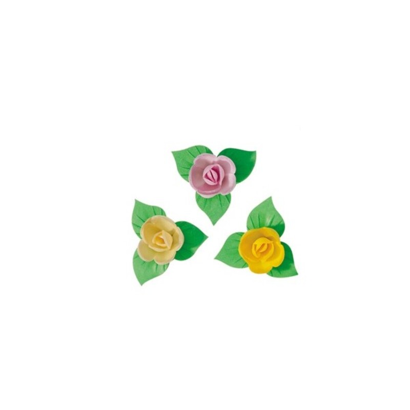 Mini-roses coloris tendres (x81)