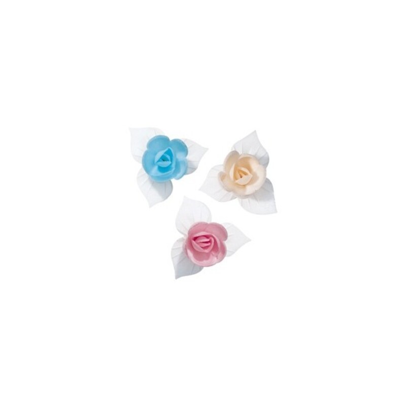 Mini-roses coloris pastels (x81)
