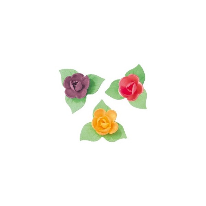 Mini-roses coloris vifs (x81)