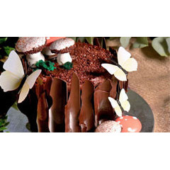 Paquets cadeau assortis sur pique 1 cm (x100) - Décors patisserie Noël