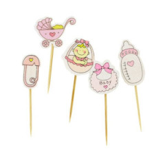 Décors pâtissiers baptême