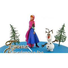 Gâteau anniversaire Reine des neiges